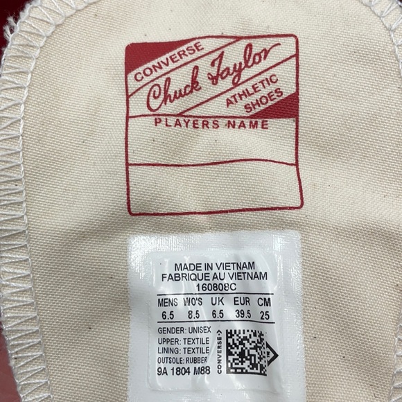 CONVERSE X JW ANDERSON LOGO HI-TOPS - Picture 10 of 12